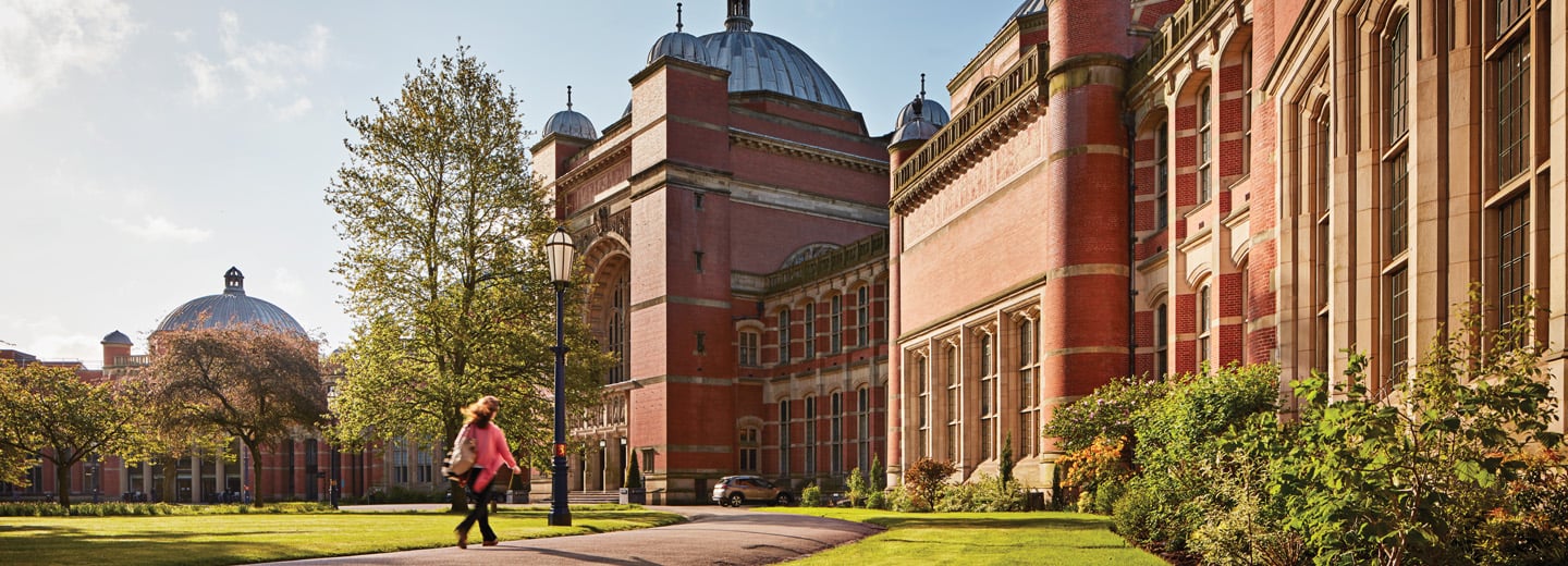 Exterior of University buildings in red brick